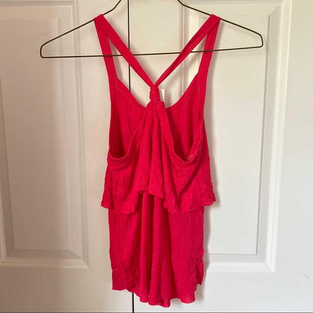 Old Navy Hot Pink Racerback Tank - Picture 2 of 8